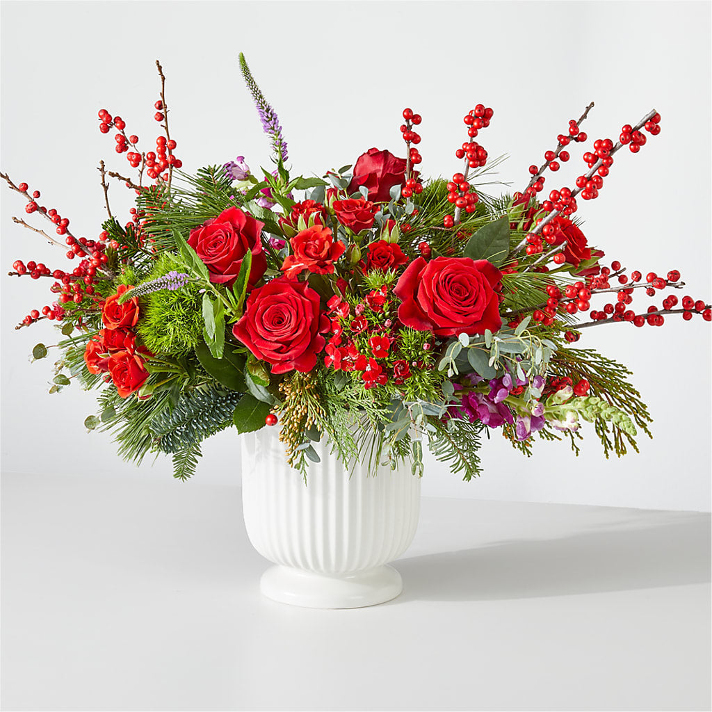 Big Red Bow Bouquet – Berkeley Florist, Moncks Corner SC