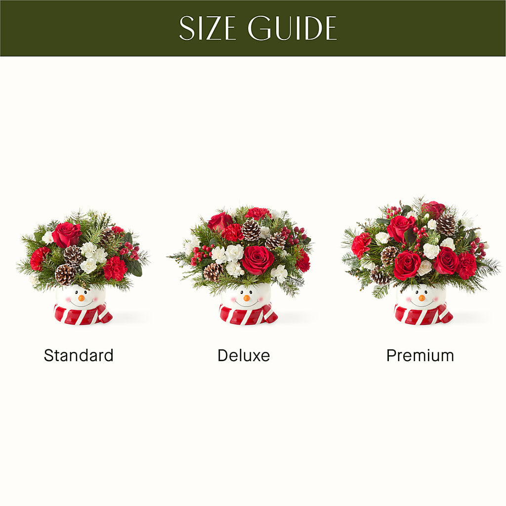 Jolly Snowman Bouquet – Berkeley Florist, Moncks Corner SC
