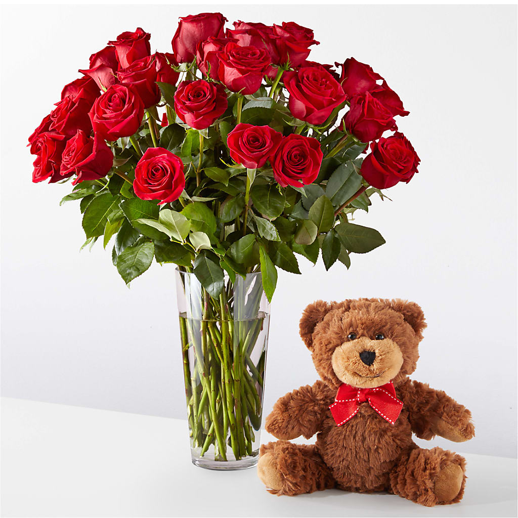 Romantic Long Stem Red Rose Bouquet Bundles – Berkeley Florist, Moncks Corner SC