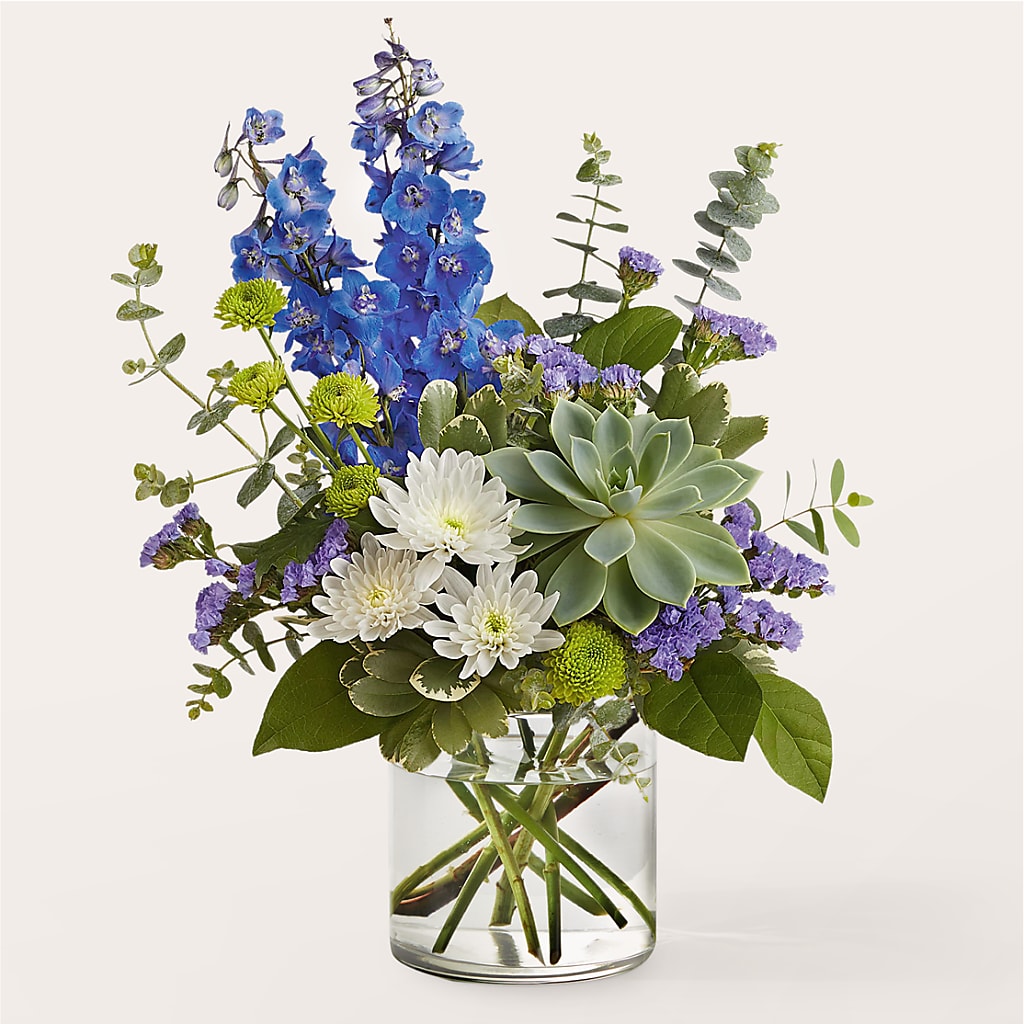 Cerulean Waves Bouquet – Berkeley Florist, Moncks Corner SC