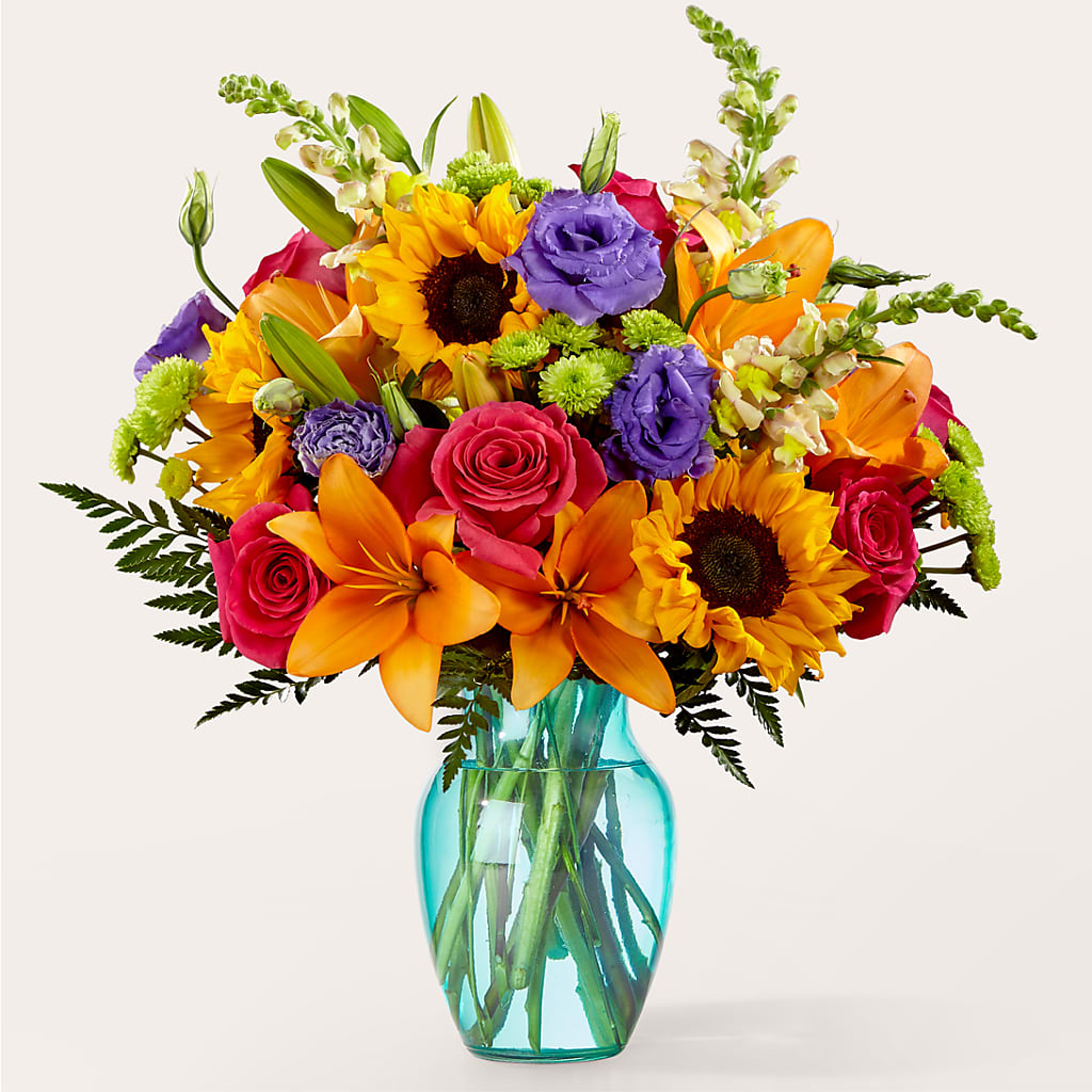 Double Rainbow Bouquet – Berkeley Florist, Moncks Corner SC