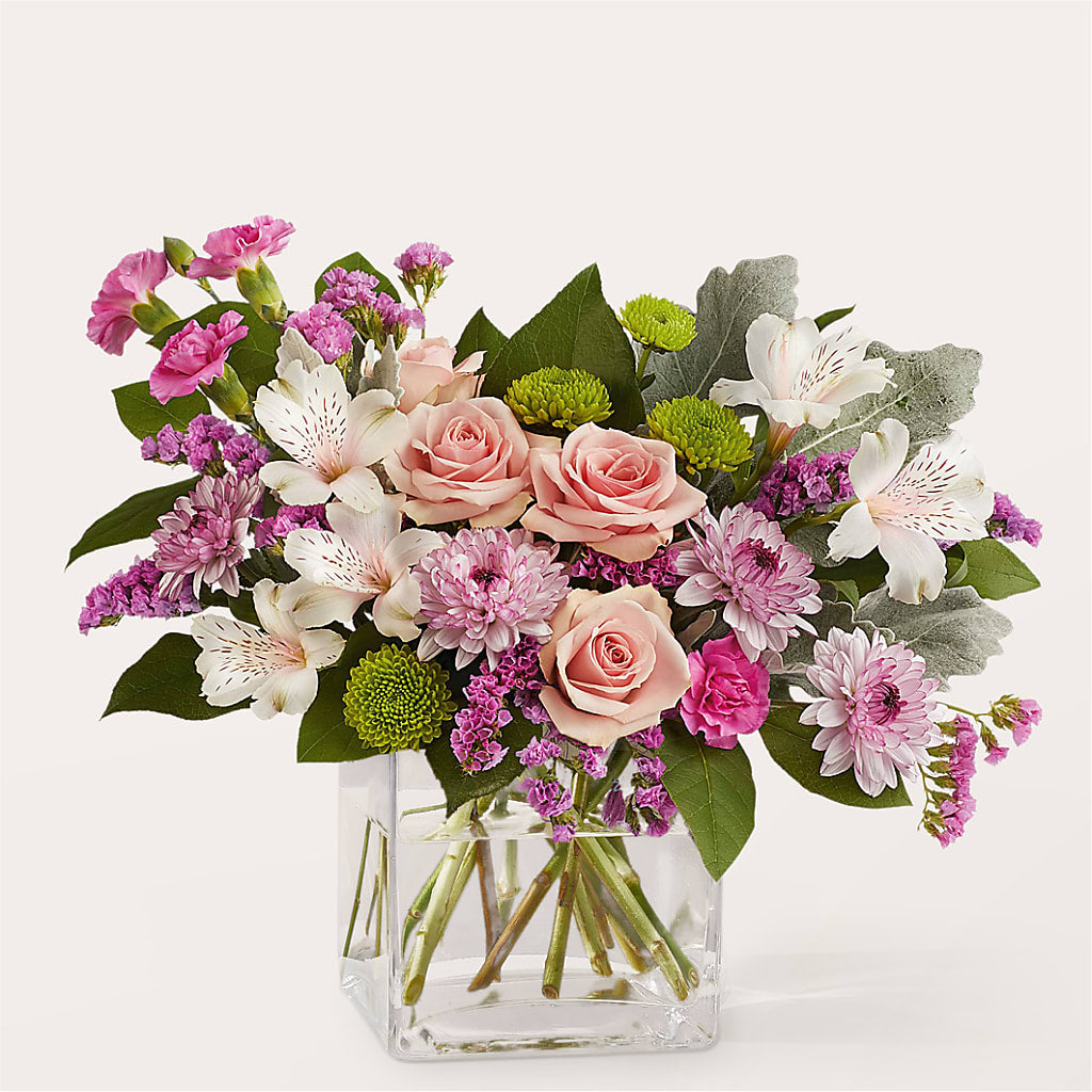 Pink Suede Bouquet – Berkeley Florist, Moncks Corner SC