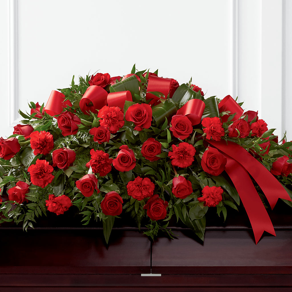 Tribute of Life Casket Spray – Berkeley Florist, Moncks Corner SC