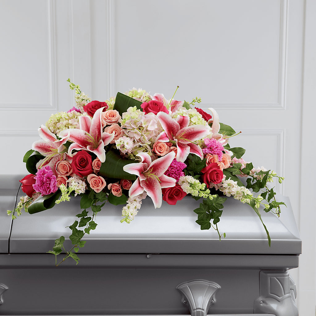 Splendid Grace Casket Spray – Berkeley Florist, Moncks Corner SC