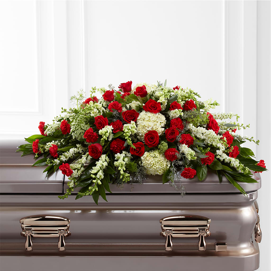 Sincerity Casket Spray – Berkeley Florist, Moncks Corner SC
