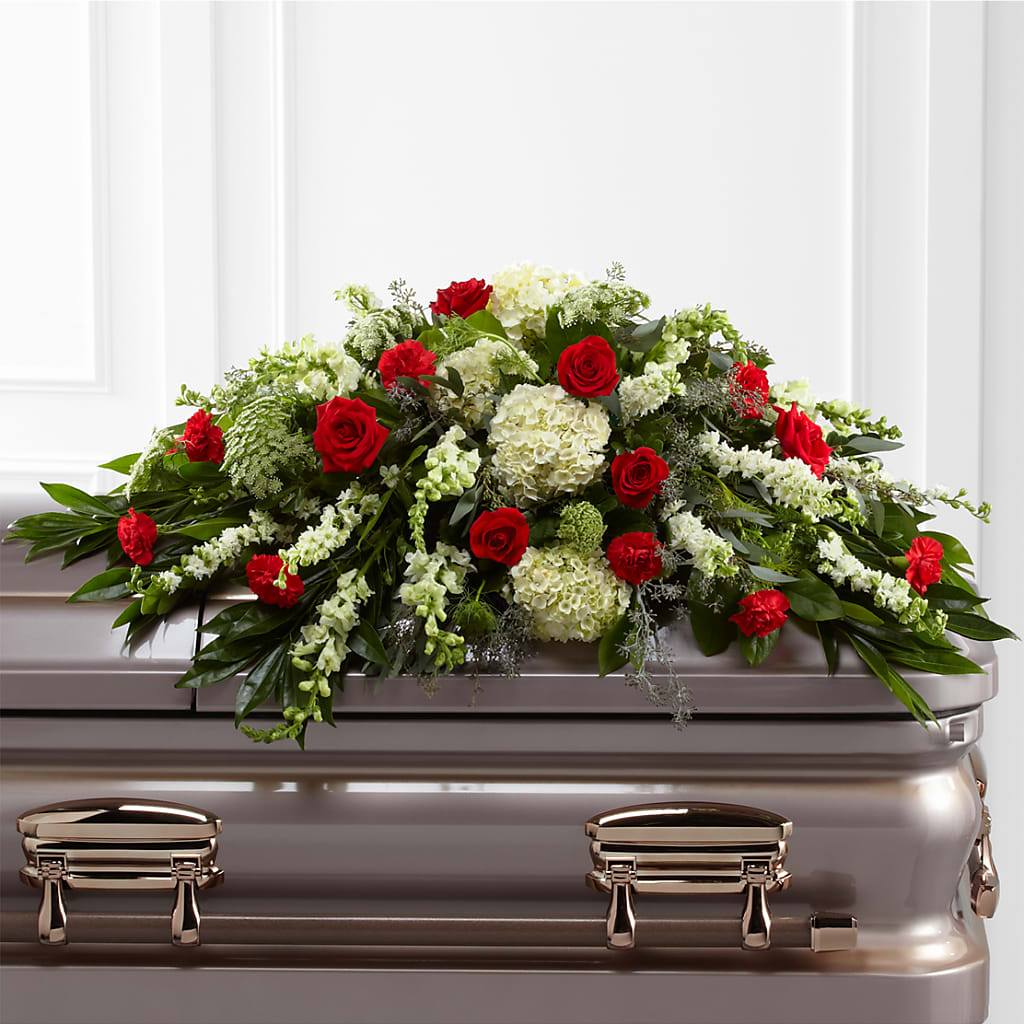 Sincerity Casket Spray – Berkeley Florist, Moncks Corner SC