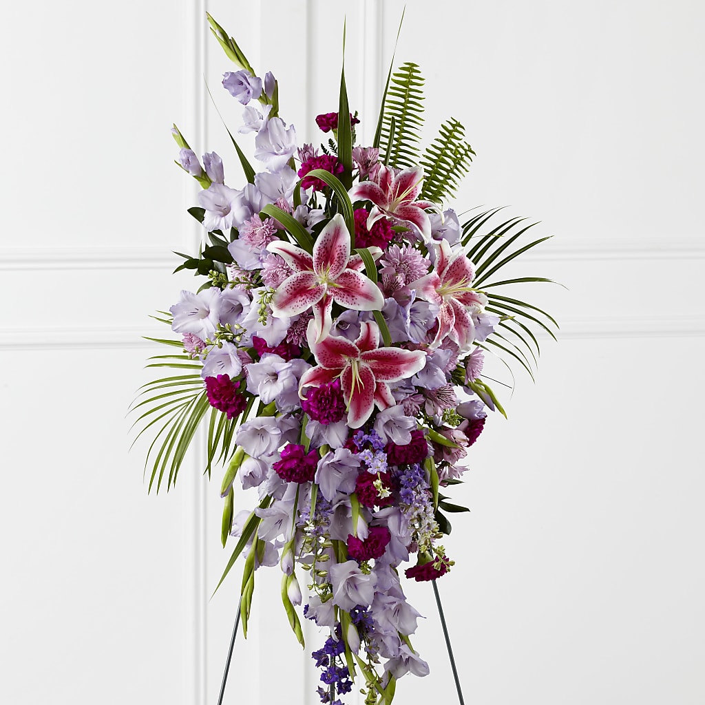 Tender Touch Standing Spray – Berkeley Florist, Moncks Corner SC