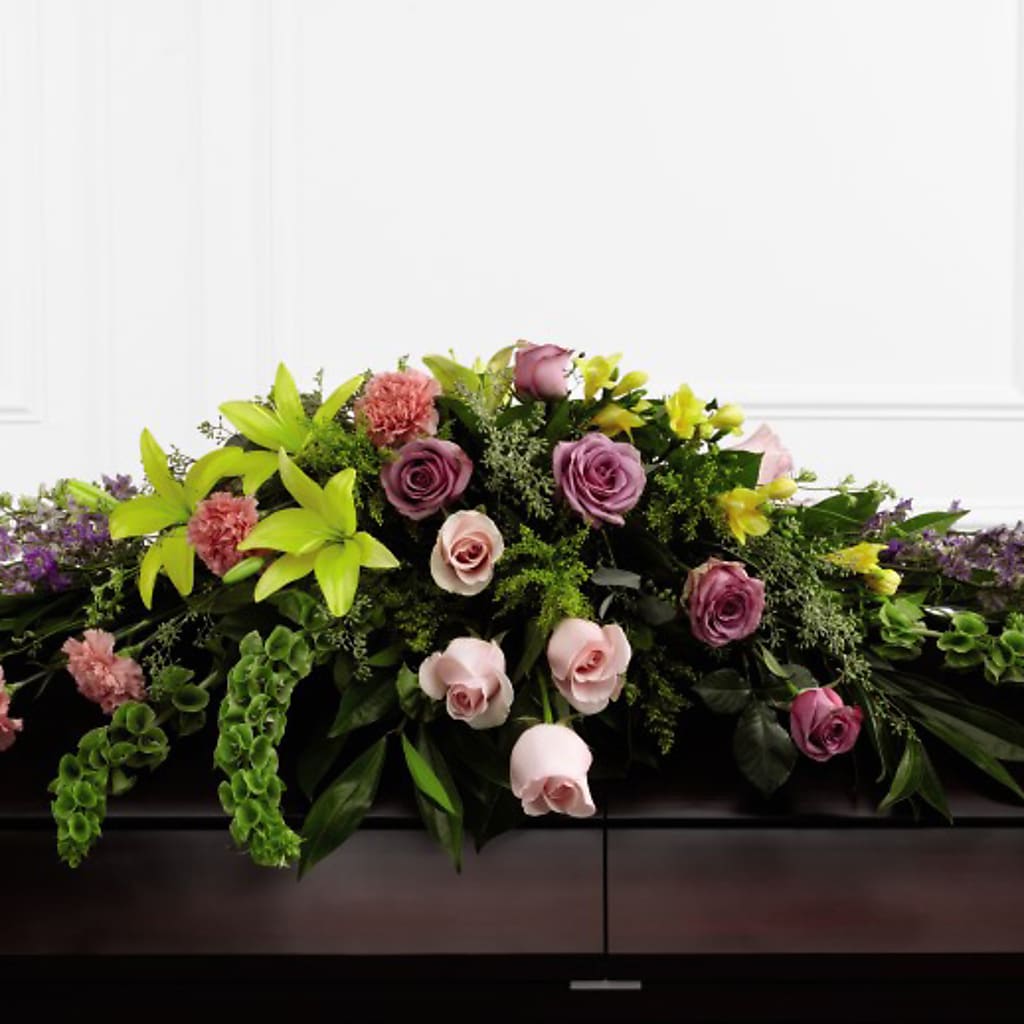 Forever Beloved Casket Spray – Berkeley Florist, Moncks Corner SC