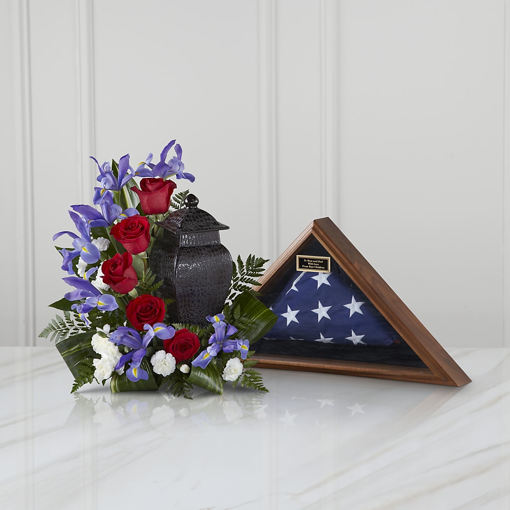 Patriotic Tribute Arrangement – Berkeley Florist, Moncks Corner SC