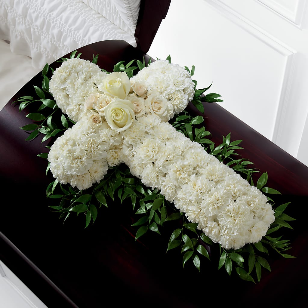 Peaceful Memories Casket Spray (Standard) – Berkeley Florist, Moncks Corner SC
