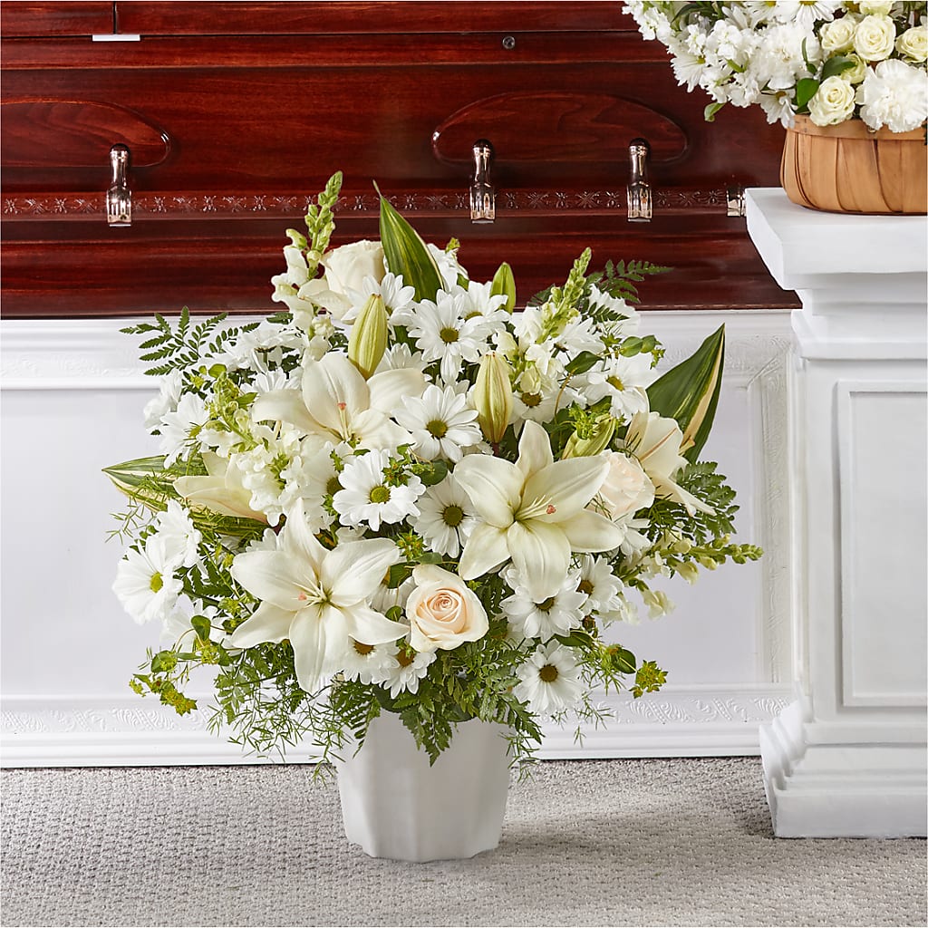 Thoughts of Tranquility Floor Basket – Berkeley Florist, Moncks Corner SC
