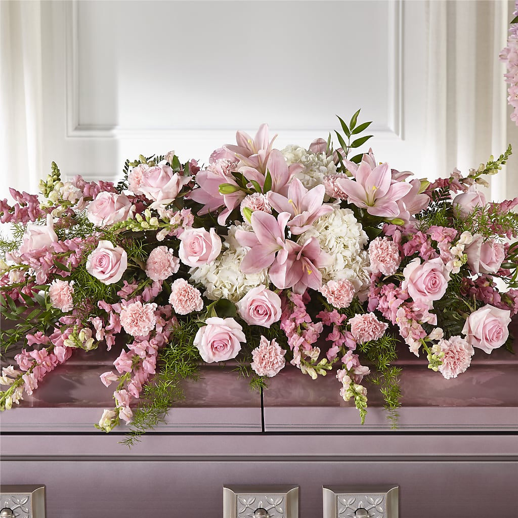 Life & Remembrance Casket Spray – Berkeley Florist, Moncks Corner SC