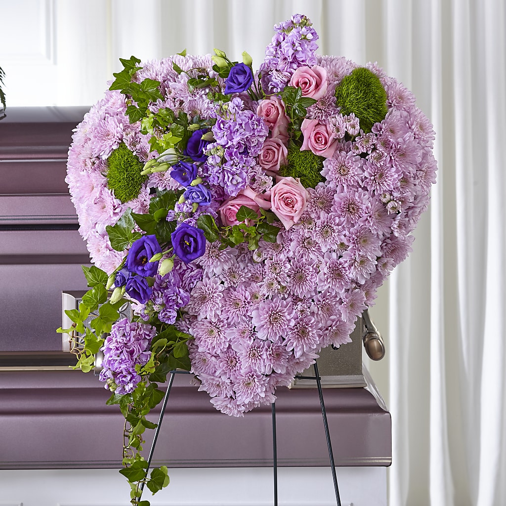 Treasured Love Standing Heart – Berkeley Florist, Moncks Corner SC
