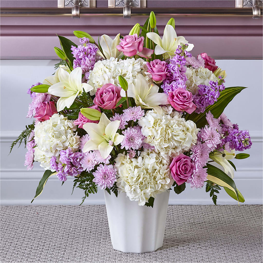 Heaven Sent Floor Basket – Berkeley Florist, Moncks Corner SC