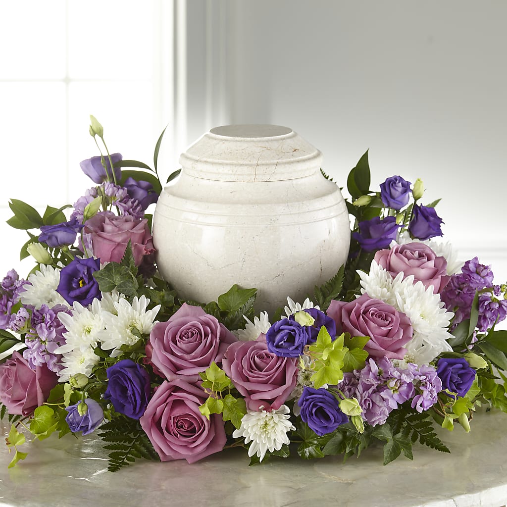 Blooming Sympathy Cremation Adornment – Berkeley Florist, Moncks Corner SC