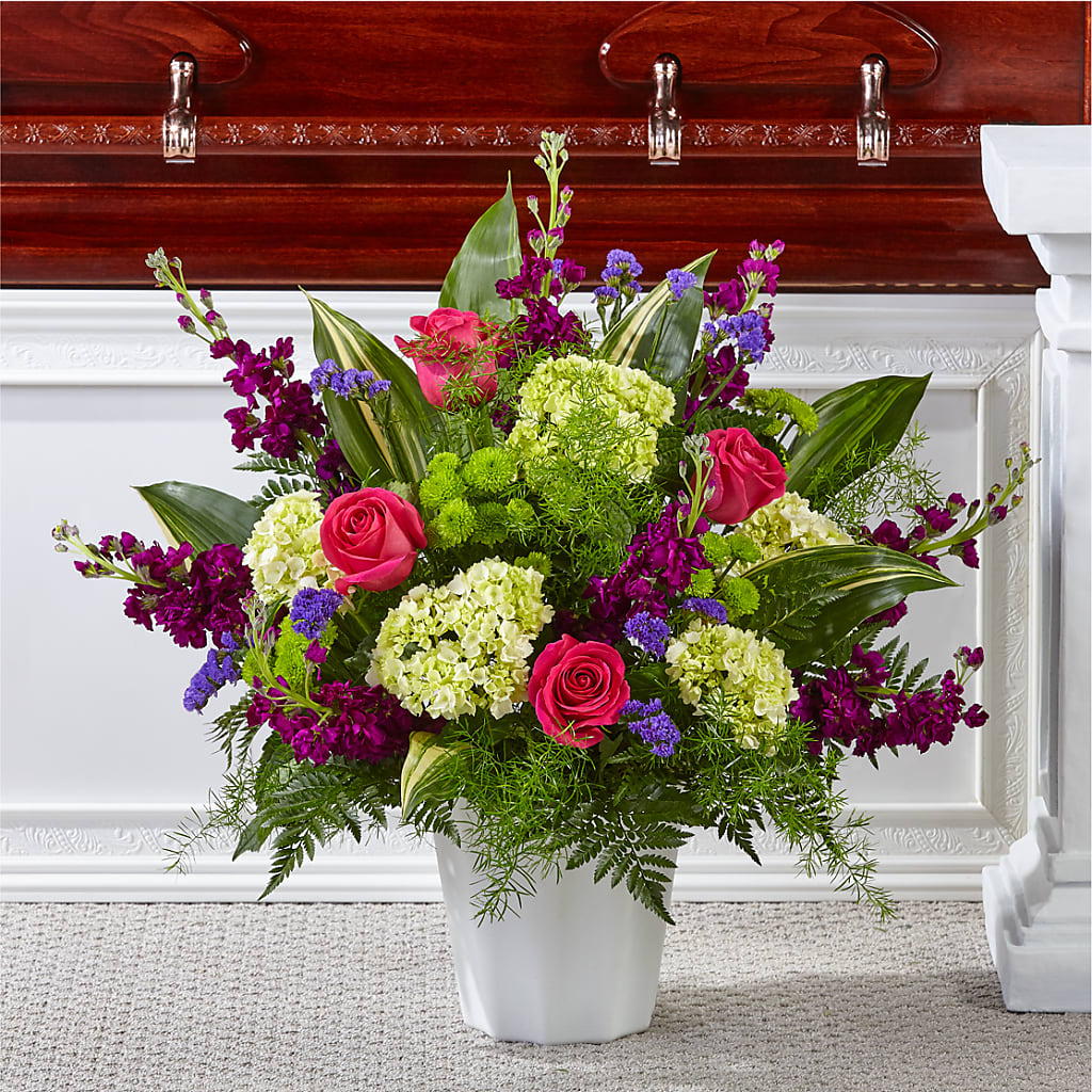 Beautiful Horizons Floor Basket – Berkeley Florist, Moncks Corner SC