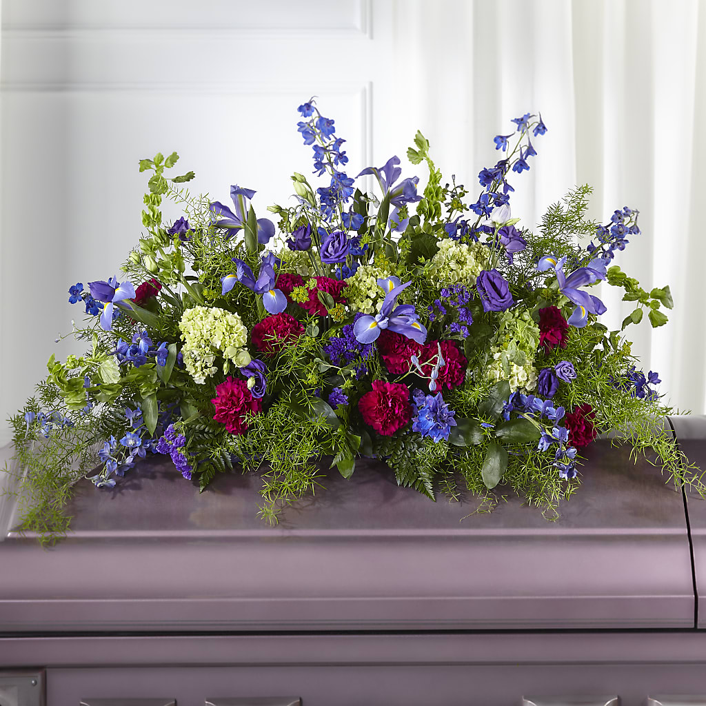 Always Treasured Casket Spray – Berkeley Florist, Moncks Corner SC