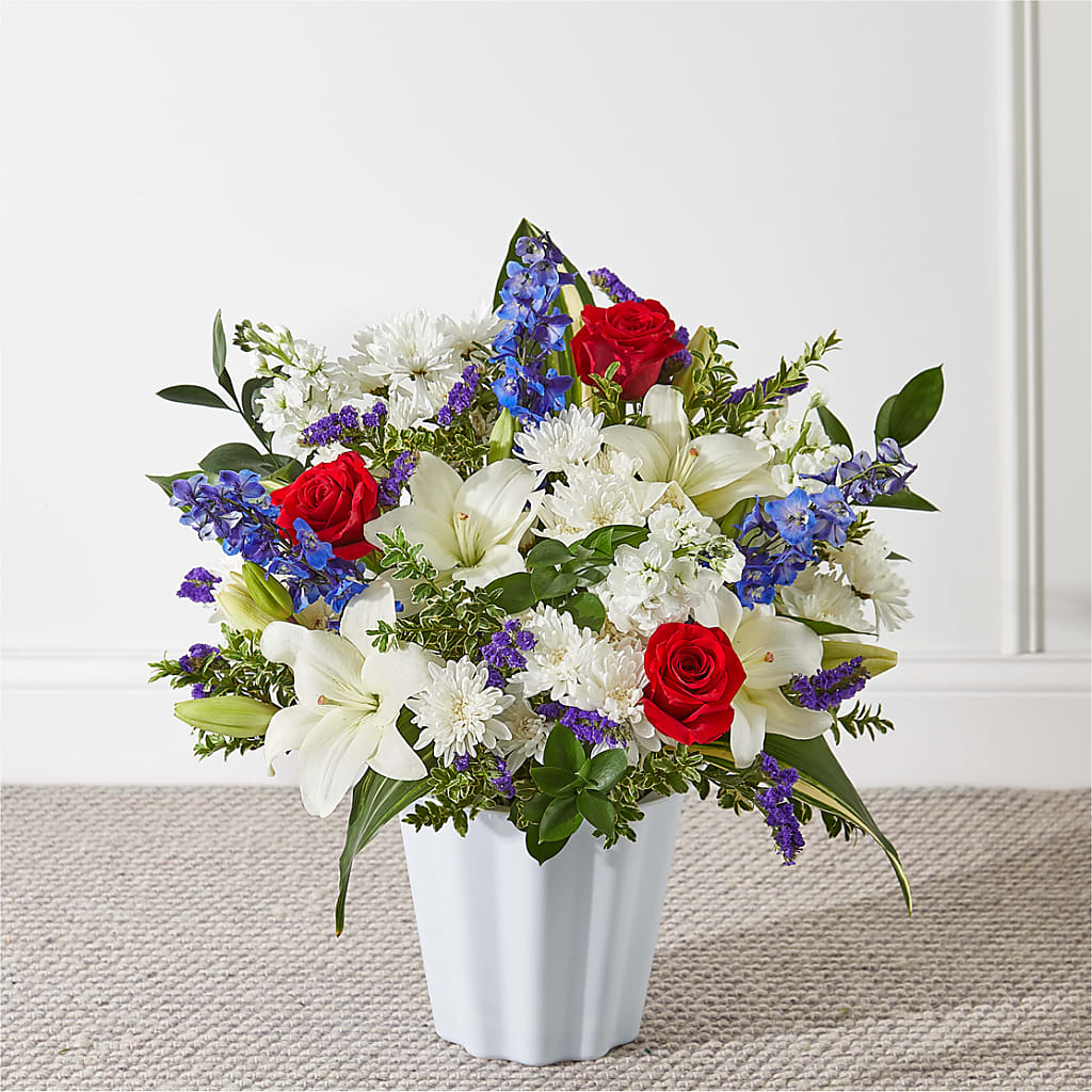 Consoled Floor Basket – Berkeley Florist, Moncks Corner SC