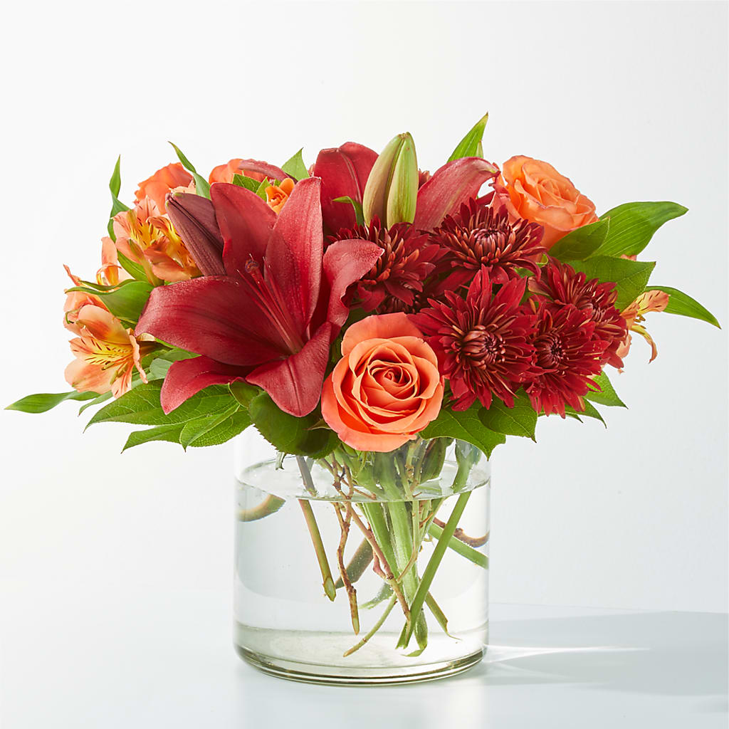 Crimson Leaves Bouquet – Berkeley Florist, Moncks Corner SC