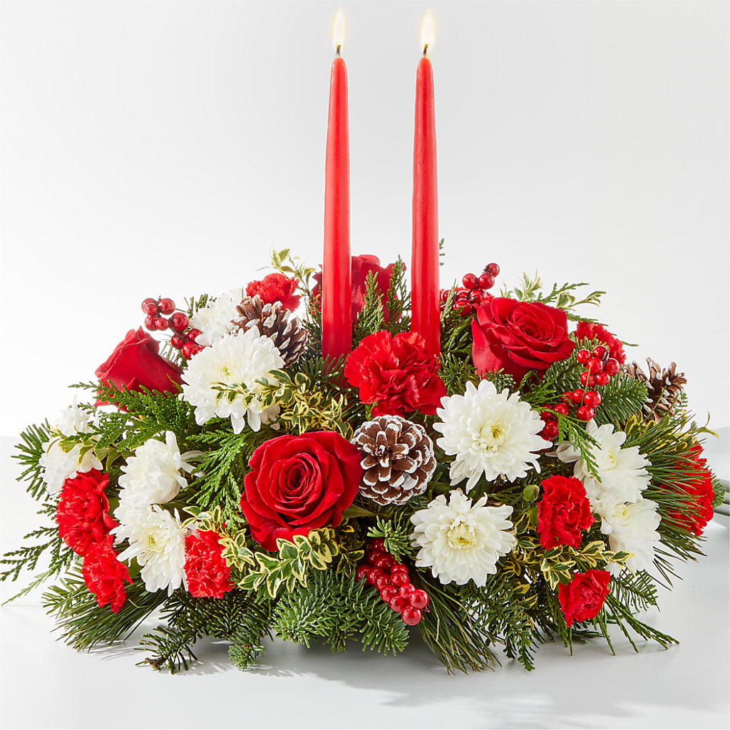 Holiday Soiree Centerpiece – Berkeley Florist, Moncks Corner SC