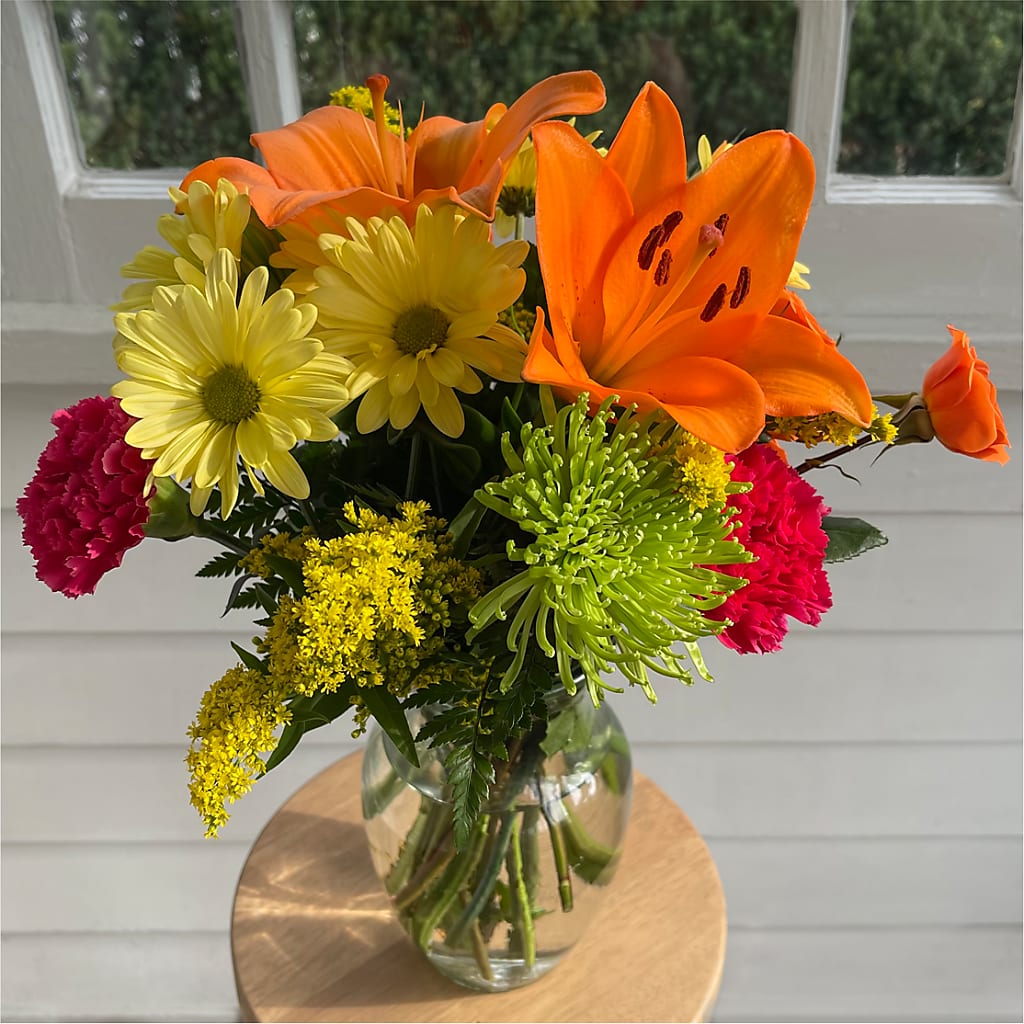 Bold & Bright – A Florist Original –  Berkeley Florist, Moncks Corner SC
