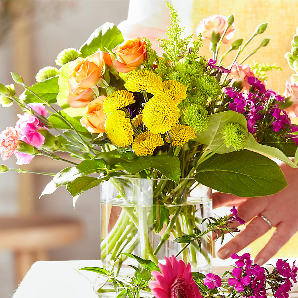 Bold & Bright – A Florist Original –  Berkeley Florist, Moncks Corner SC
