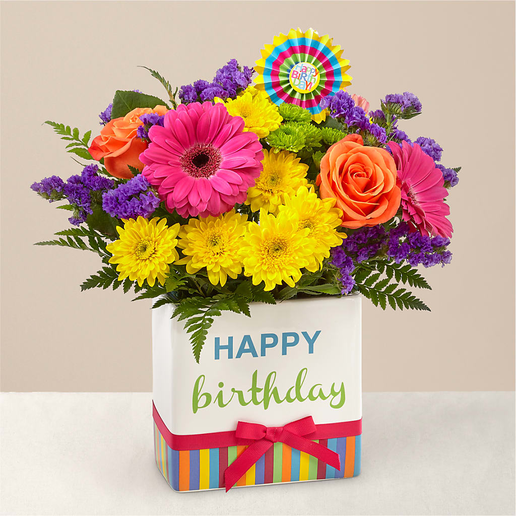 Birthday Brights Bouquet –  Berkeley Florist, Moncks Corner SC