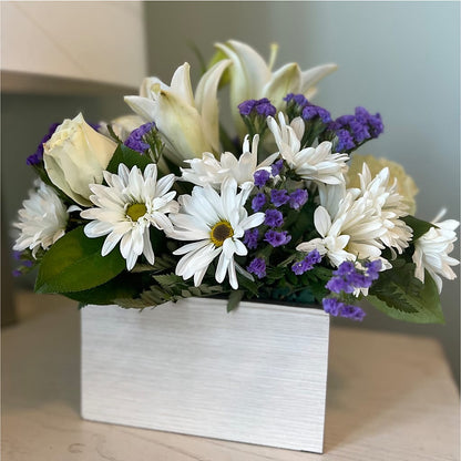 Beyond Blue Box Bouquet –  Berkeley Florist, Moncks Corner SC