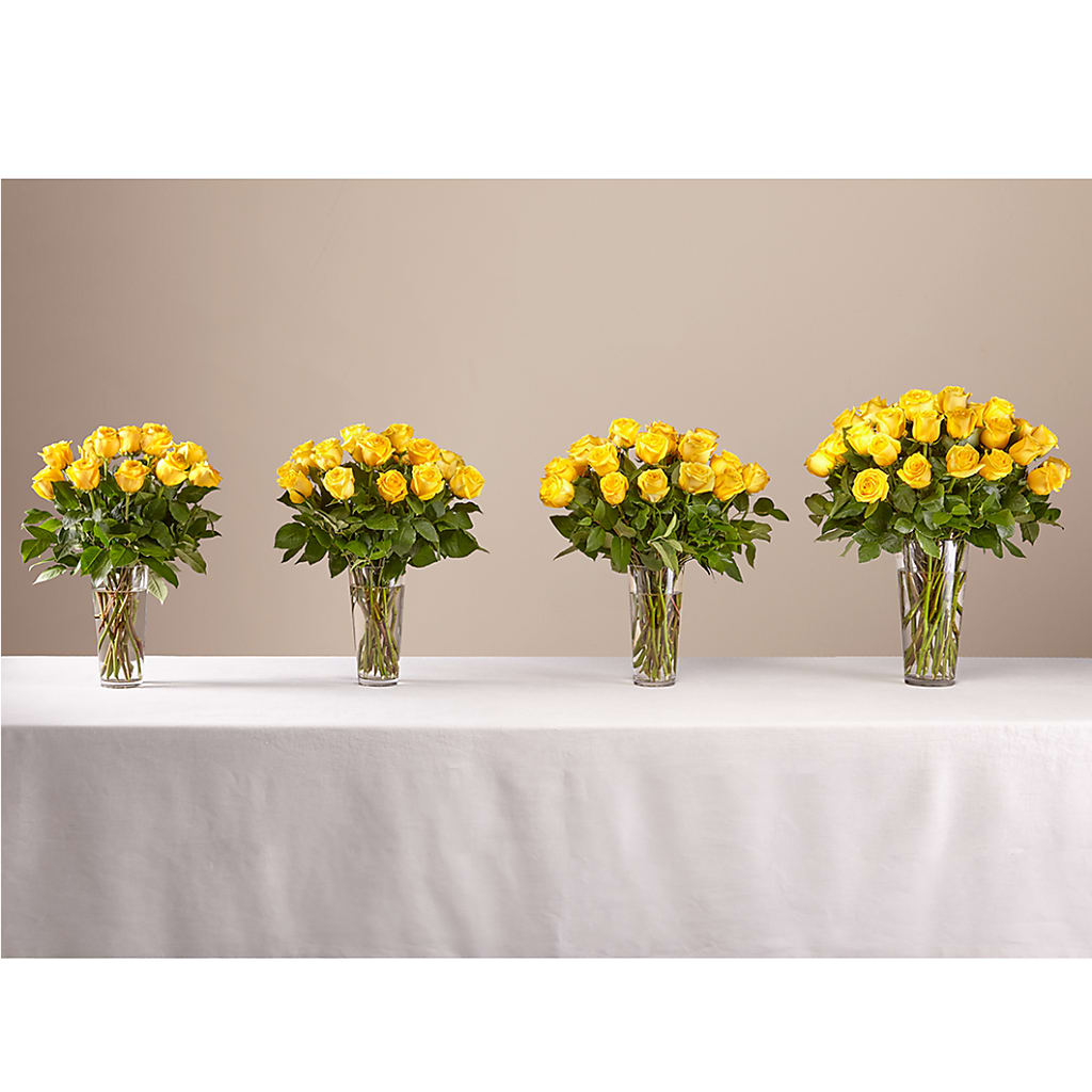 Long Stem Yellow Rose Bouquet –  Berkeley Florist, Moncks Corner SC