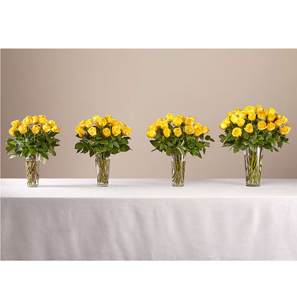 Long Stem Yellow Rose Bouquet –  Berkeley Florist, Moncks Corner SC