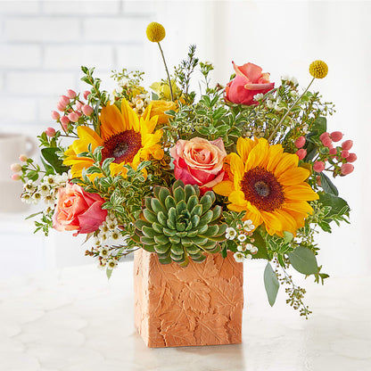 Sunflower Season Bouquet –  Berkeley Florist, Moncks Corner SC