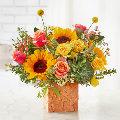 Sunflower Season Bouquet –  Berkeley Florist, Moncks Corner SC
