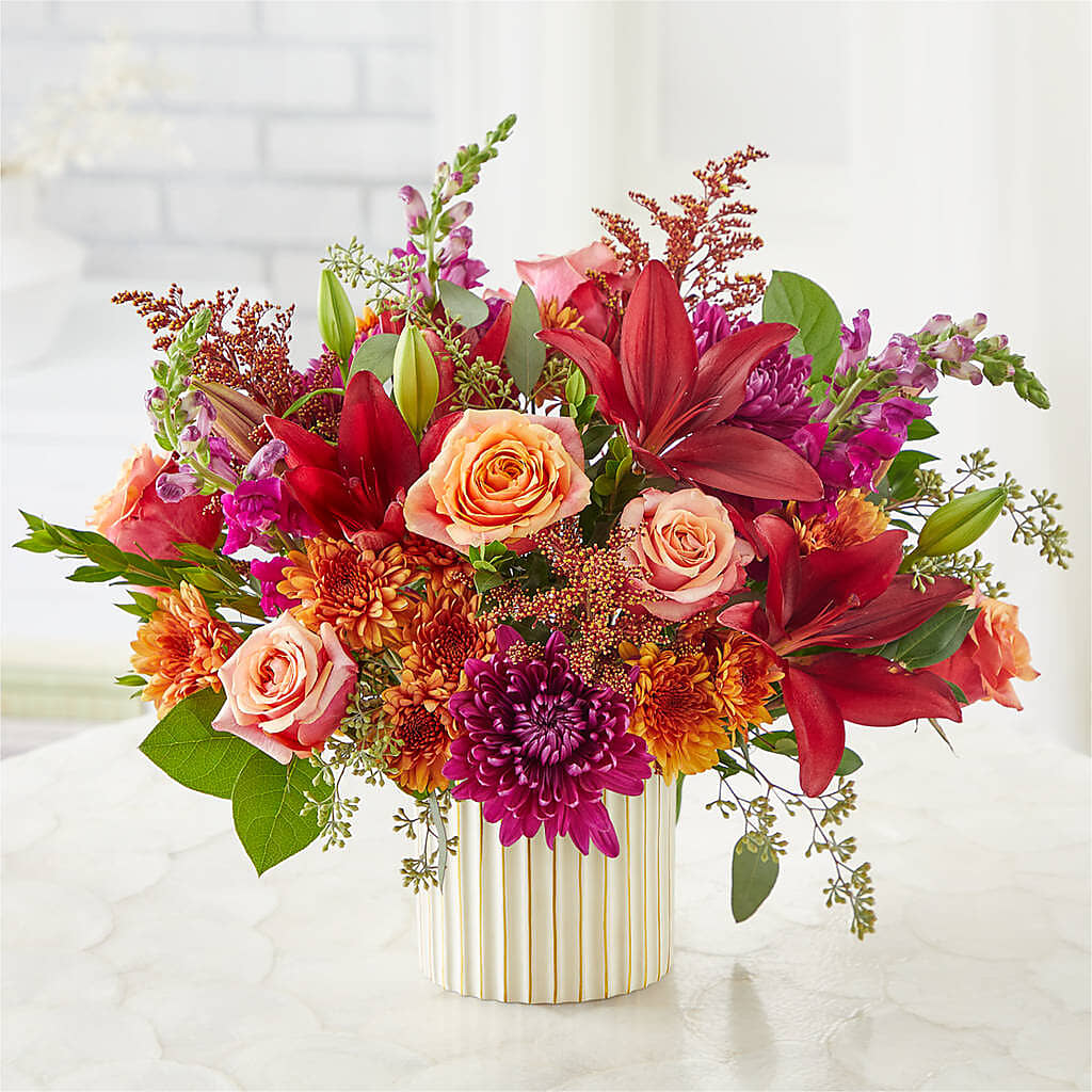 Burgundy Landscape Bouquet –  Berkeley Florist, Moncks Corner SC