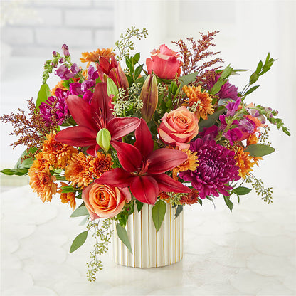 Burgundy Landscape Bouquet –  Berkeley Florist, Moncks Corner SC