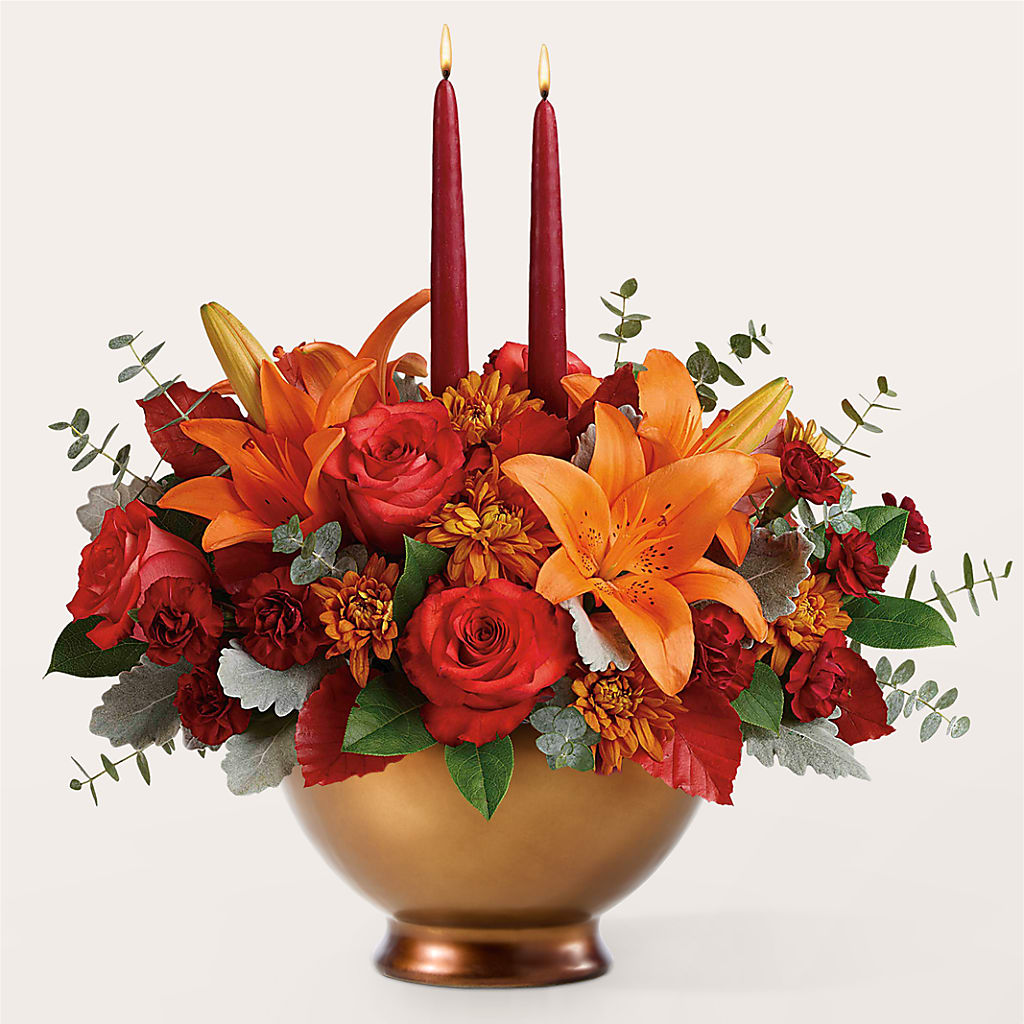 Fruits of Fall Centerpiece –  Berkeley Florist, Moncks Corner SC