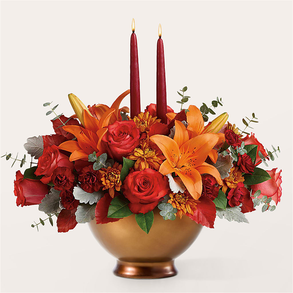 Fruits of Fall Centerpiece –  Berkeley Florist, Moncks Corner SC