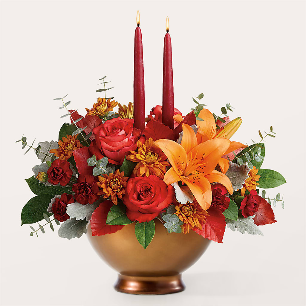Fruits of Fall Centerpiece –  Berkeley Florist, Moncks Corner SC