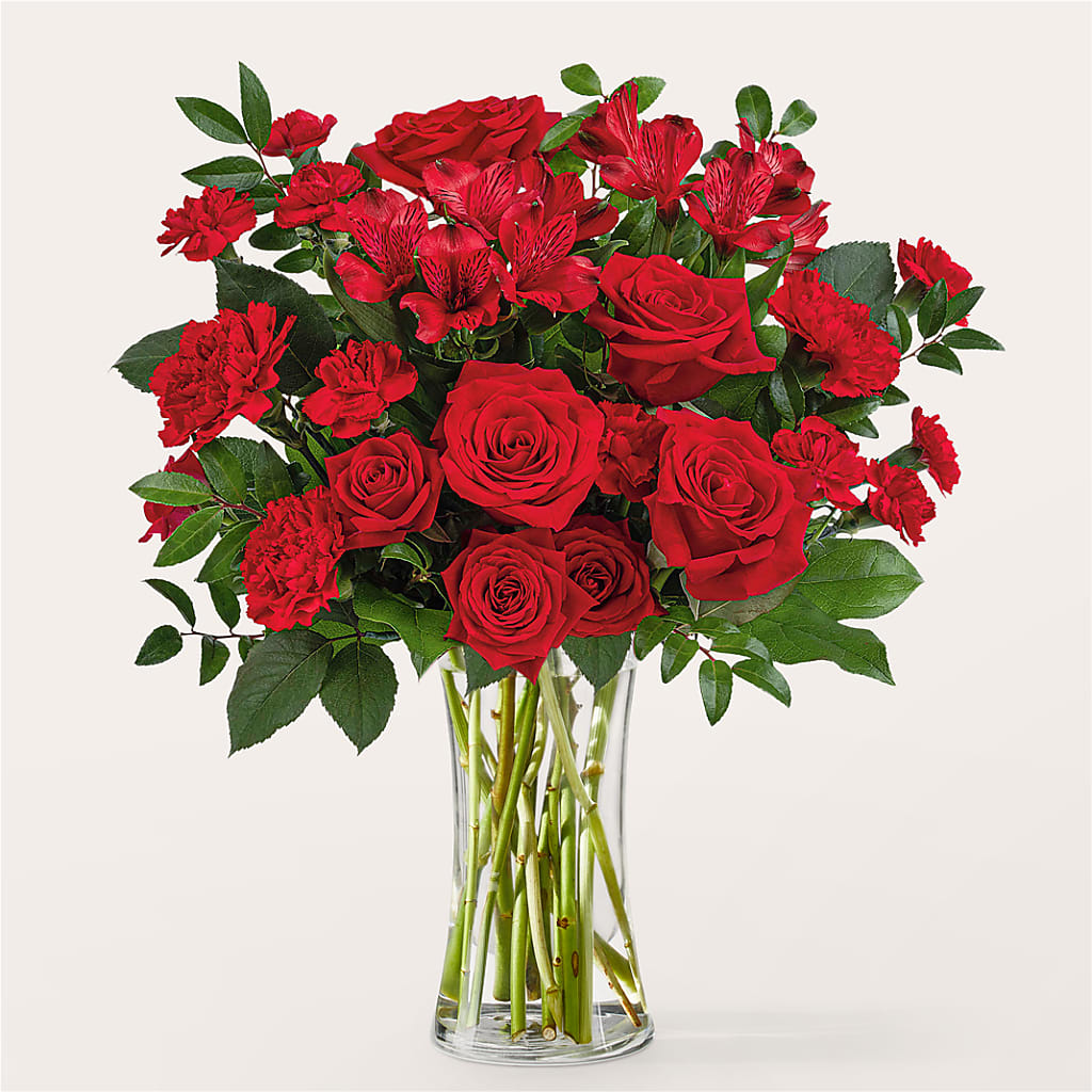 Brilliant Ruby Bouquet –  Berkeley Florist, Moncks Corner SC