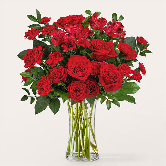 Brilliant Ruby Bouquet –  Berkeley Florist, Moncks Corner SC