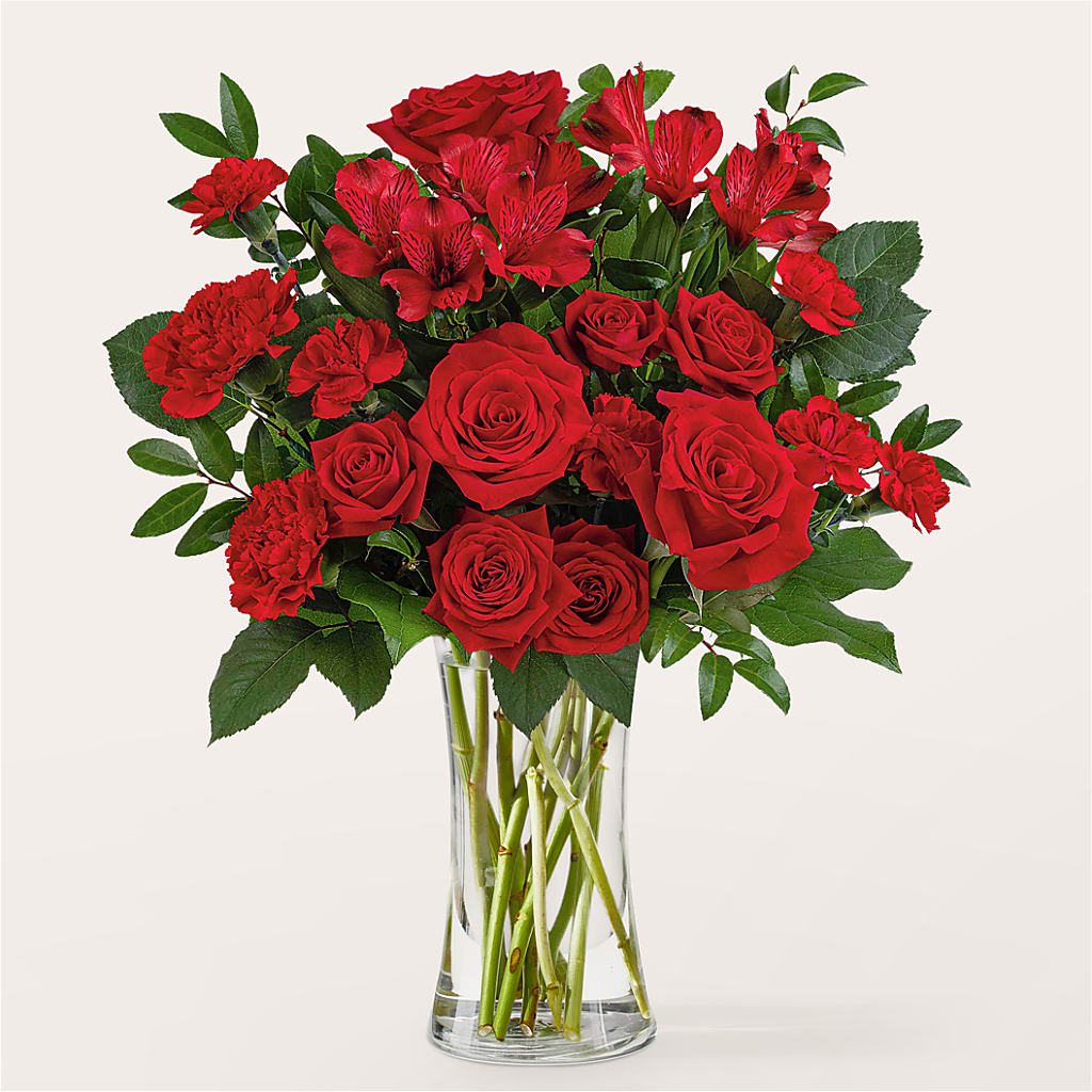 Brilliant Ruby Bouquet –  Berkeley Florist, Moncks Corner SC