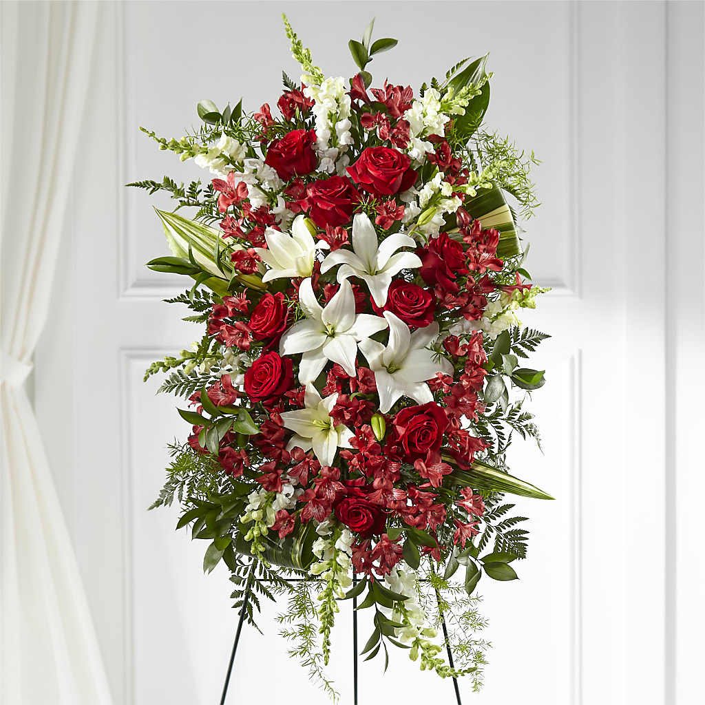 Everlasting Memory Standing Spray –  Berkeley Florist, Moncks Corner SC