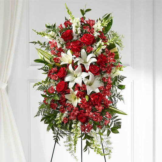 Everlasting Memory Standing Spray –  Berkeley Florist, Moncks Corner SC