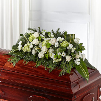 Hopeful Gesture Casket Spray –  Berkeley Florist, Moncks Corner SC