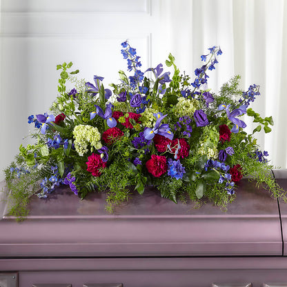 Always Treasured Casket Spray –  Berkeley Florist, Moncks Corner SC