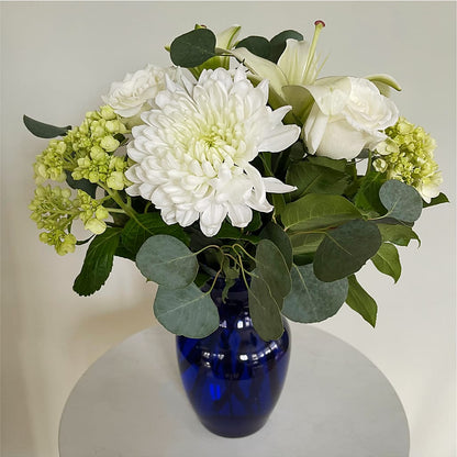 Snowy Dreams Bouquet –  Berkeley Florist, Moncks Corner SC