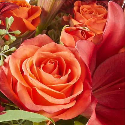 Crimson Leaves Bouquet –  Berkeley Florist, Moncks Corner SC