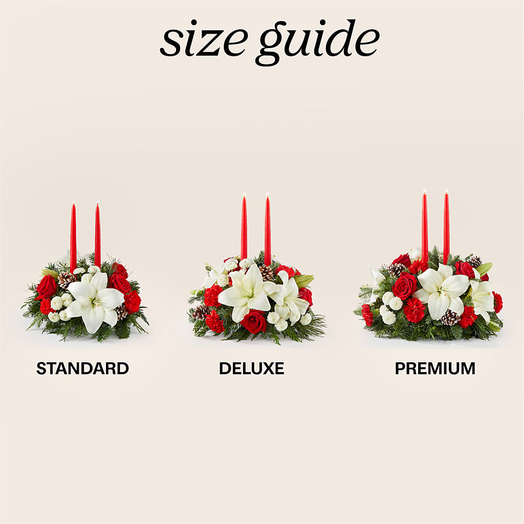 Seasonal Festivities Centerpiece –  Berkeley Florist, Moncks Corner SC