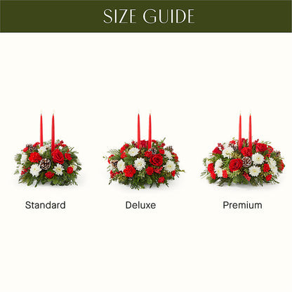 Holiday Soiree Centerpiece –  Berkeley Florist, Moncks Corner SC