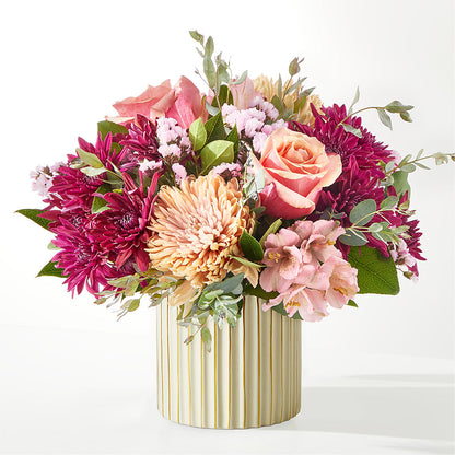 Berry Cobbler Bouquet with Ivory Vase –  Berkeley Florist, Moncks Corner SC