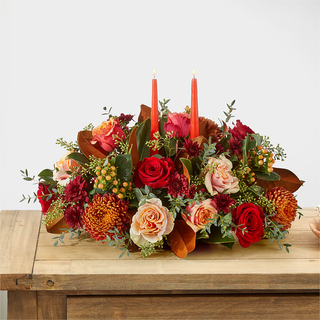 Gather Near Centerpiece –  Berkeley Florist, Moncks Corner SC